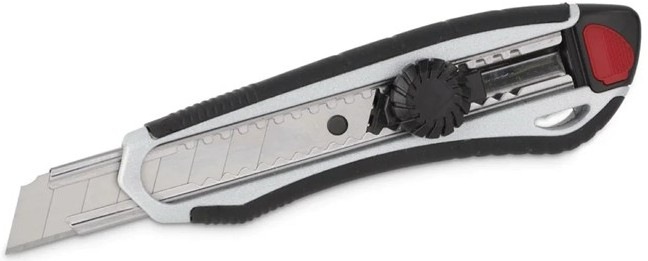 Nůž planžetový Kreator KRTH00204 s šířkou čepele 18 mm a délkou 100 mm