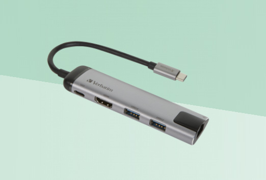 USB Hub Verbatim USB-C/2xUSB 3.0, HDMI, RJ45 šedý USB Hub Verbatim USB-C/2xUSB 3.0, HDMI, RJ45 šedý