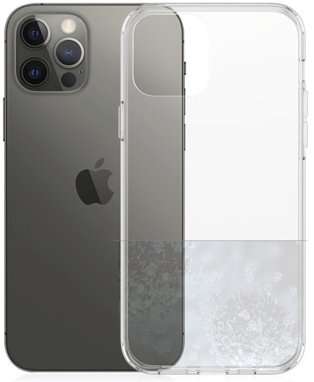 Kryt na mobil PanzerGlass ClearCase Antibacterial na Apple iPhone 12/12 Pro průhledný