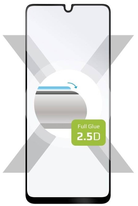 Tvrzené sklo FIXED Full-Cover na Samsung Galaxy A22 černé
