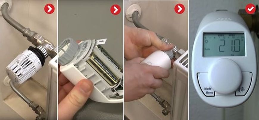 Termostatická hlavice Homematic IP Eqiva - model N Termostatická hlavice Homematic IP Eqiva - model N