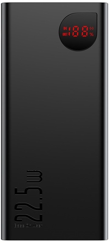 Powerbank Baseus Adaman 40000 mAh 22,5W 3x USB-A/micro USB/USB-C, černá
