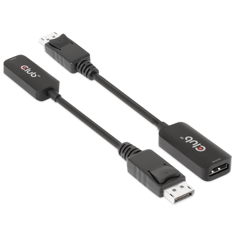 Redukce Club3D DisplayPort 1.4/HDMI 4K, aktivní černá