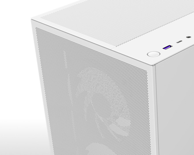 Case NZXT H5 Flow RGB bílá NZXT H5 Flow RGB