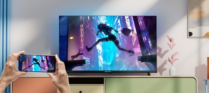 Televize Hisense 32A5Q Televize Hisense 32A5Q, sdílení obrazu do TV
