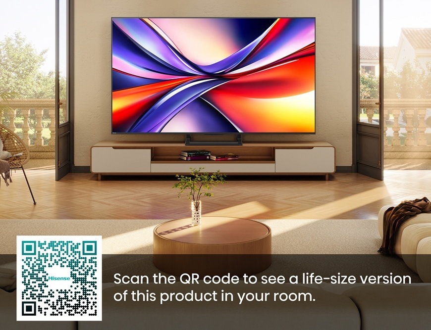 Televize Hisense 55A7Q, v domácnosti