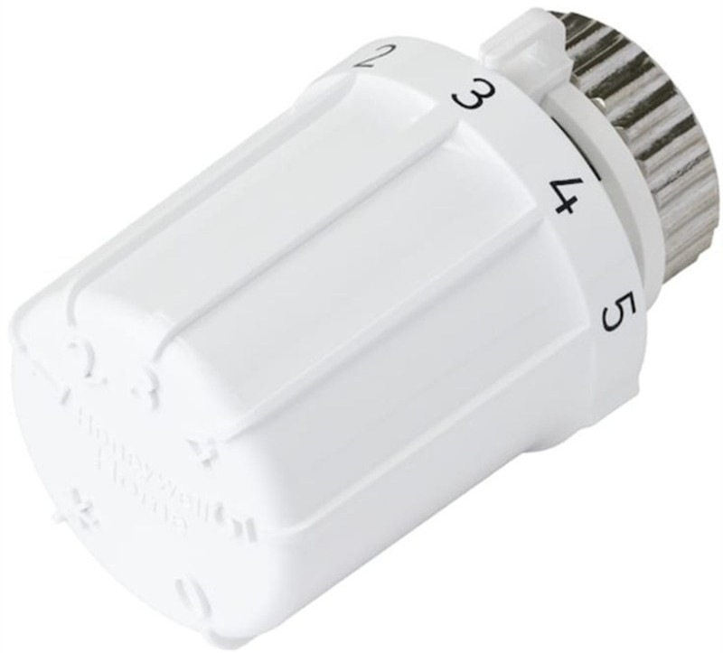 Bezdrátová termohlavice Honeywell Home Thera-6 M30x1,5 vhodná i pro zrakově postižené