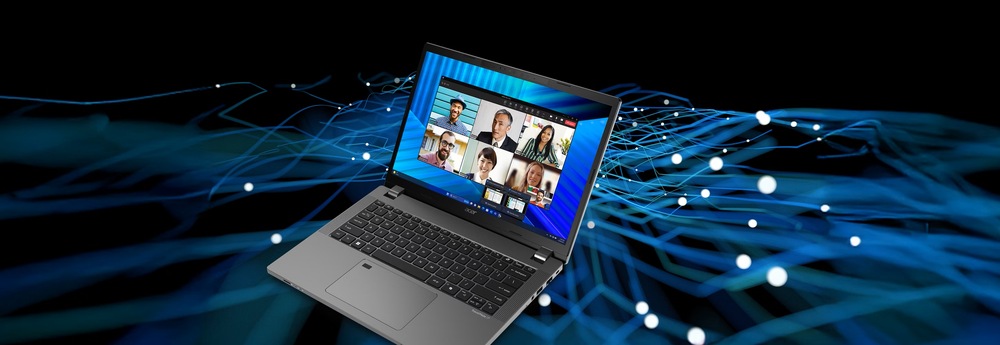 Notebook Acer TravelMate P2 14 (TMP214-75-G3-TCO-565F) šedý V nabídce konektorů nechybí Thunderbolt 4, USB 3.2, HDMI a čtečka karet