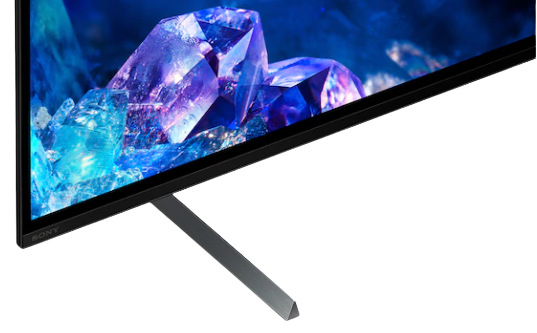 Televize Sony XR-55A83K, tenký kovový stojan Wedge