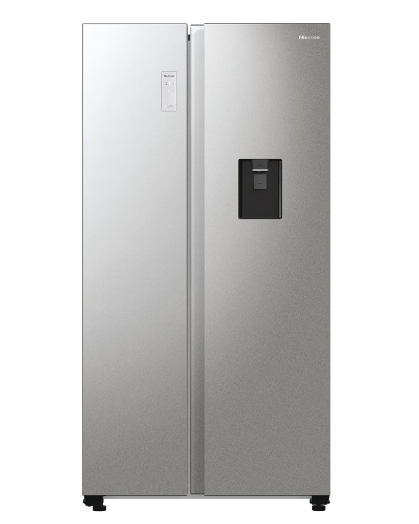 Americká lednice Hisense RS711N4WCD, šedá