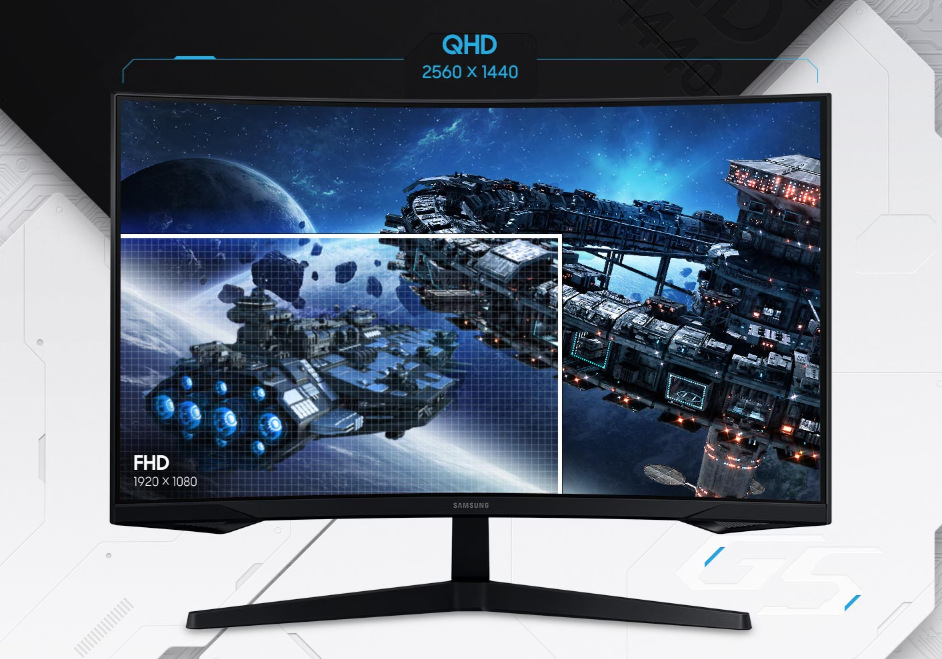 Herní monitor Samsung Odyssey G5 G55C černý Herní monitor Samsung Odyssey G5 G55C černý