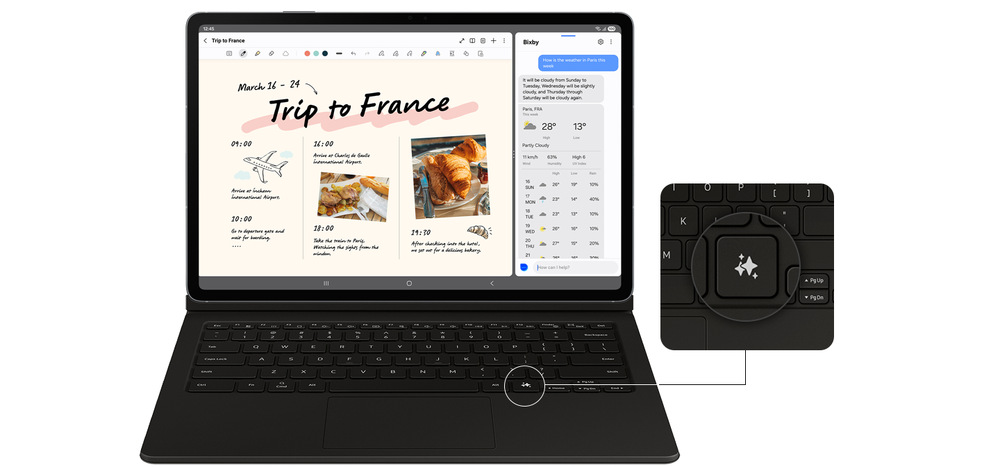 Dotykový tablet Samsung Galaxy Tab S10 FE 5G 8 GB / 128 GB šedý