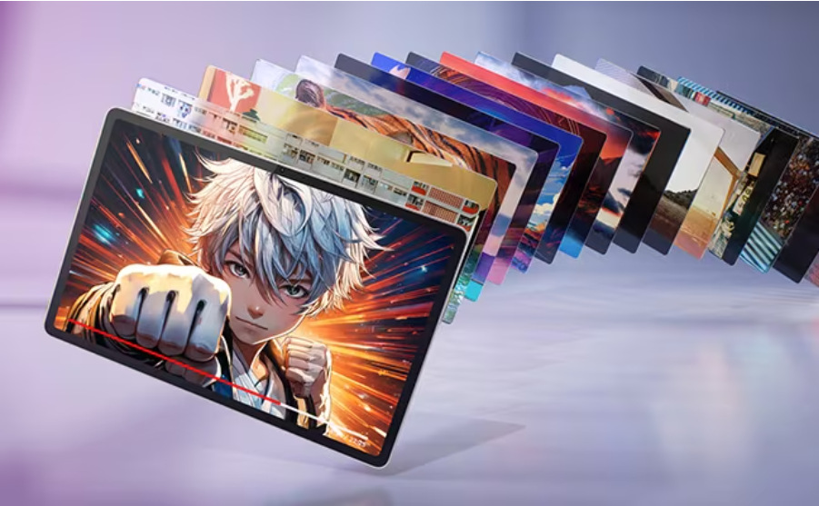 Dotykový tablet Lenovo Yoga Tab 8 GB / 256 GB + dotykové pero béžový Několik obrazovek tabletu Lenovo Yoga