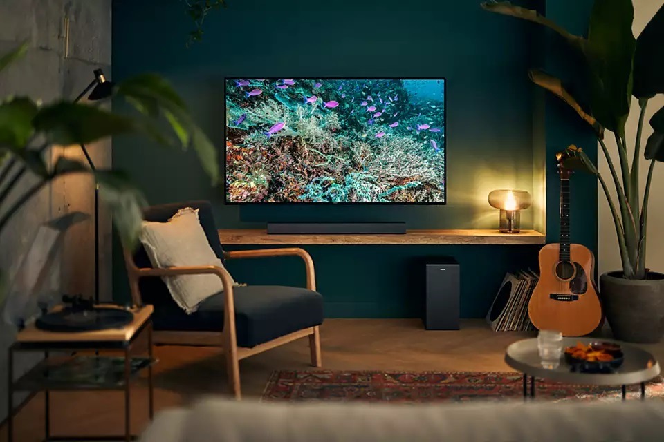 Soundbar Philips TAB7305 černý Soundbar Philips TAB7305 černý