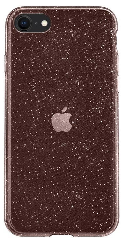 Kryt na mobil Spigen Liquid Crystal Glitter na Apple iPhone 7/8/SE (2020/22) růžový/průhledný