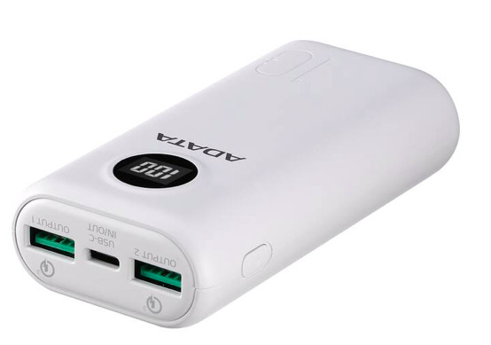 Powerbanka ADATA AP10000 10000mAh bílá