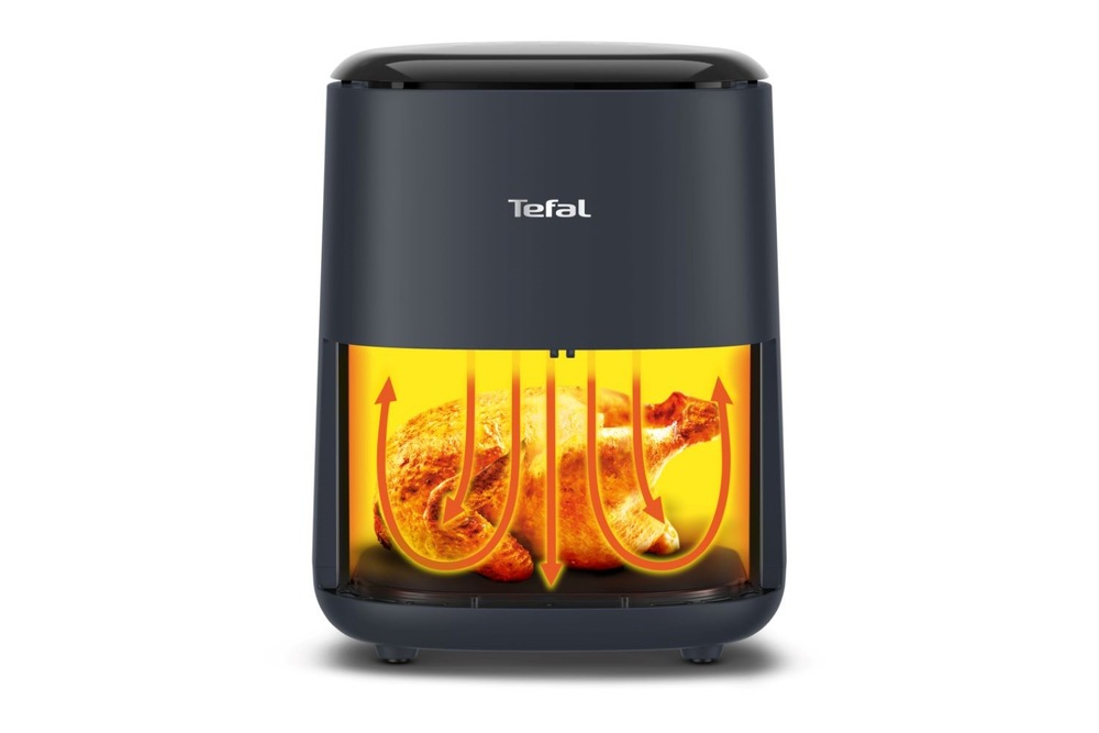Fritéza horkovzdušná Tefal EY145B10 Easy Fry Compact šedá