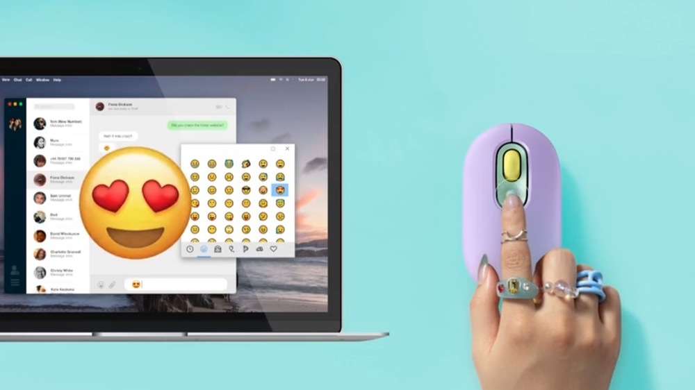 Myš Logitech POP fialová