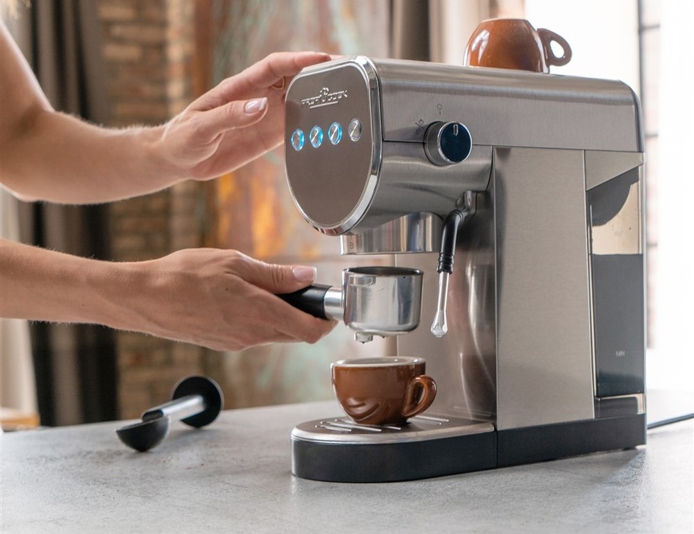 Pákový kávovar Profi Cook ES-KA 1265 nerez Pákový kávovar Profi Cook ES-KA 1265 nerez