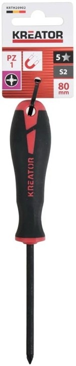 Šroubovák Kreator KRTH20902 PZ1x80 o délce stopky 80 mm