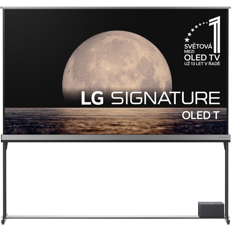 První transparentní bezdrátová televize LG OLED77T49 s OLED technologií