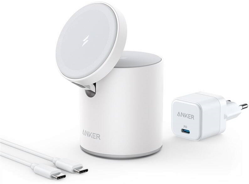 Anker PowerWave Mag-Go 2-in-1 Dock (B2568321)