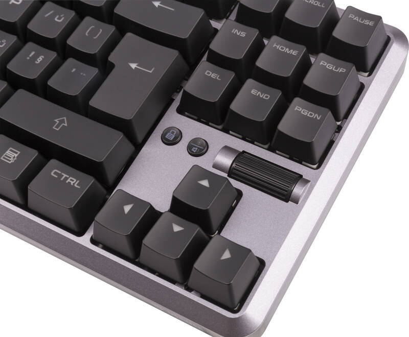 Klávesnice YENKEE YKB 3001CZ ZEROz černá/stříbrná