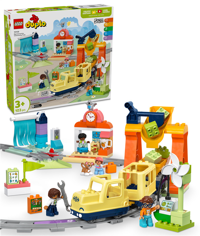 Stavebnice LEGO® DUPLO® 10428 Velký interaktivní komunitní vláček