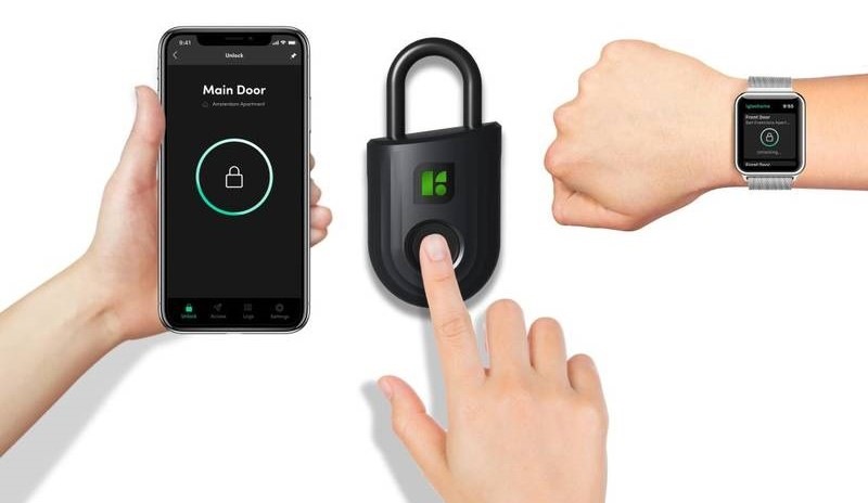 Visací zámek Igloohome Padlock Lite černý Visací zámek Igloohome Padlock Lite černý