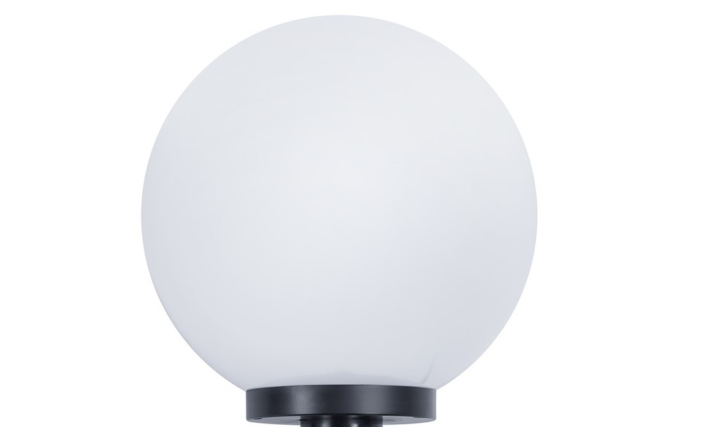 Venkovní svítidlo Reality Bolo, průměr 30 cm - černá