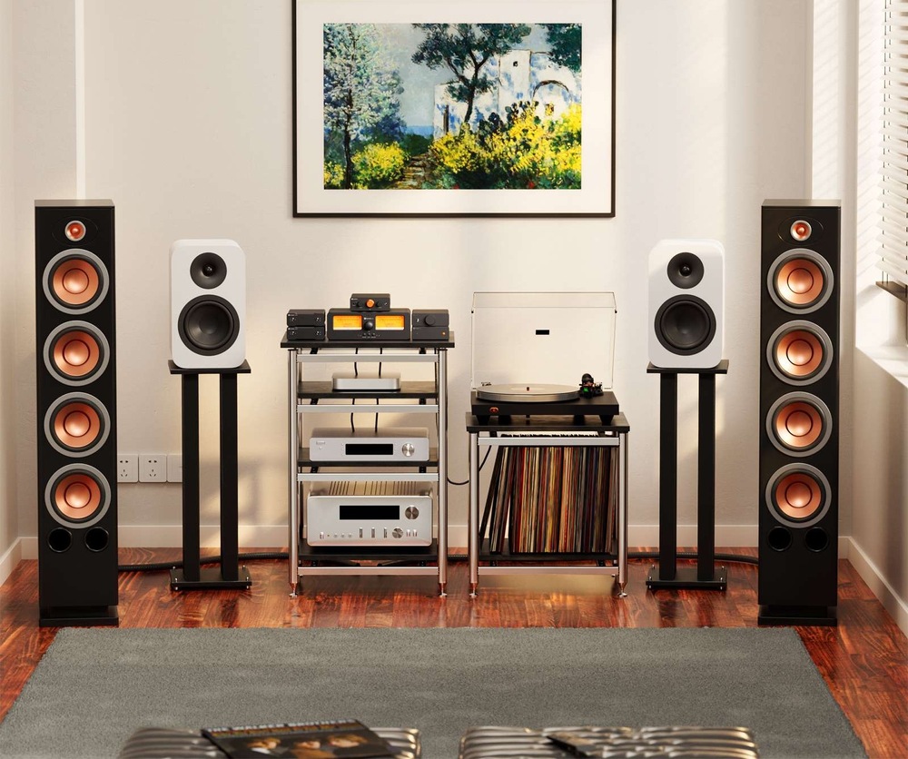 Zesilovač Fosi Audio P4 černý Fosi Audio P4 má hliníkové šasi