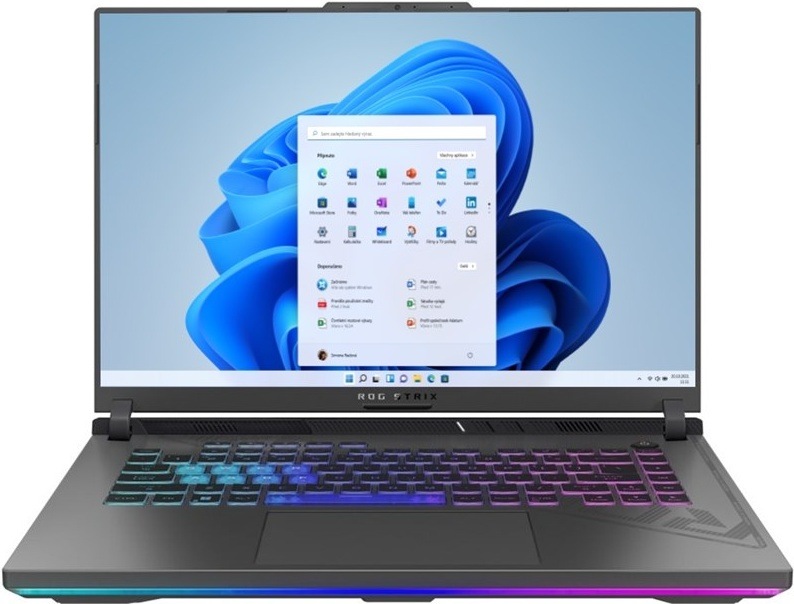 Notebook Asus ROG Strix G16, šedá barva