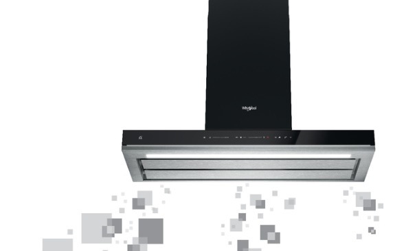 Odsavač par Whirlpool AKR 036/1 G BL černý Odsavač par Whirlpool AKR 036/1 G BL černý