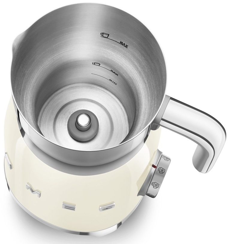 Napěňovač mléka Smeg 50's Retro Style MFF11CREU krémový Napěňovač mléka Smeg 50's Retro Style MFF11CREU krémový