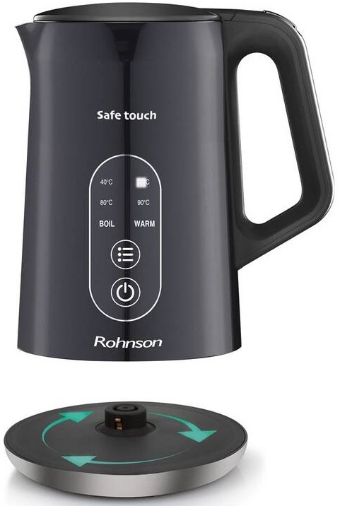 Rychlovarná konvice Rohnson Safe Touch R-7527 černá Rychlovarná konvice Rohnson Safe Touch R-7527 černá