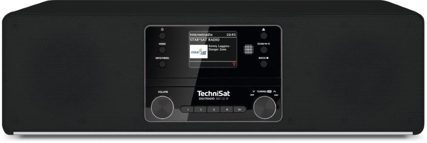 TechniSat DIGITRADIO 380 CD IR, černá