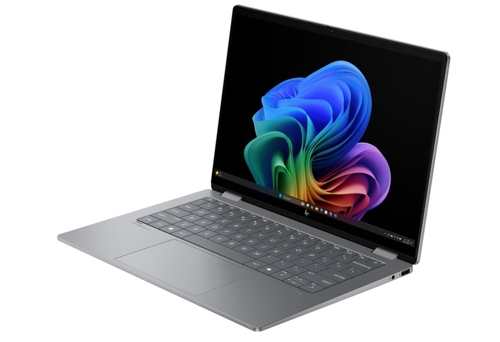 Notebook HP OmniBook X Flip NG AI 14-fm0433nc otočený doleva