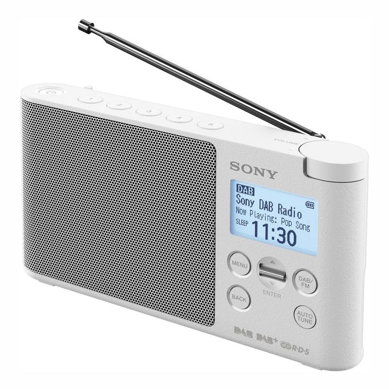 Radiopřijímač s DAB+ Sony XDR-S41DW bílý