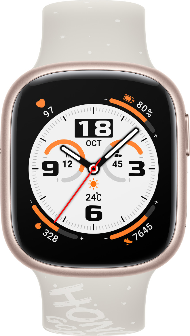 Chytré hodinky HONOR Watch 4 zlaté