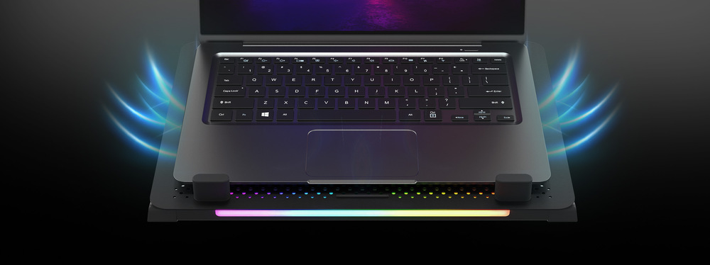 Chladící podložka pro NTB Genesis OXID 450, LED, pro 15,6" černá Genesis OXID 450 (NHG-1678)