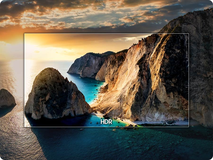 Záběr na moře - technologie HDR