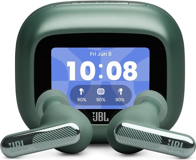 Bezdrátová sluchátka JBL Live Beam4, zelená barva