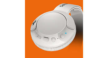 Sluchátka Philips SHB3075WT bílá