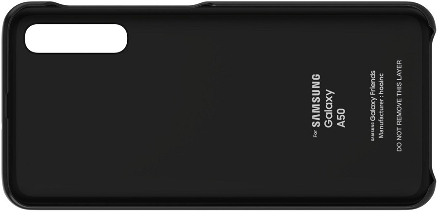 Kryt na mobil Samsung Smart Cover Iron Man na Galaxy A50 černý Kryt Galaxy Friends x MARVEL