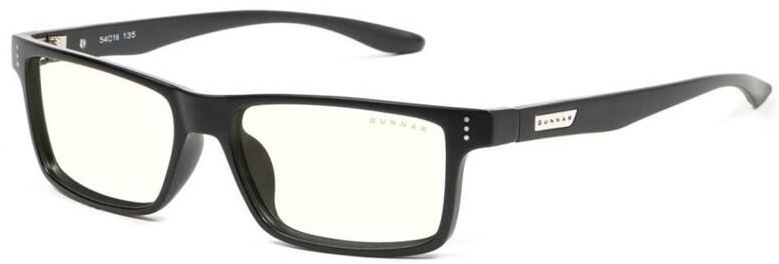 Počítačové brýle GUNNAR Vertex Onyx, čirá skla černé