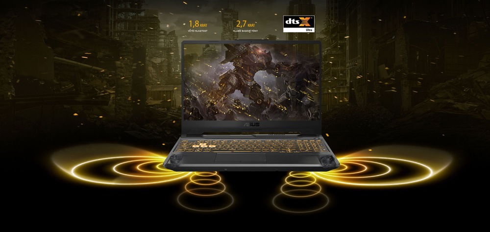 Notebook Asus TUF Gaming F15 černý