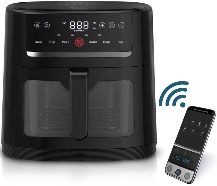 Fritéza horkovzdušná Rohnson R-2834 SmartChef XL Wi-Fi 8 l černá