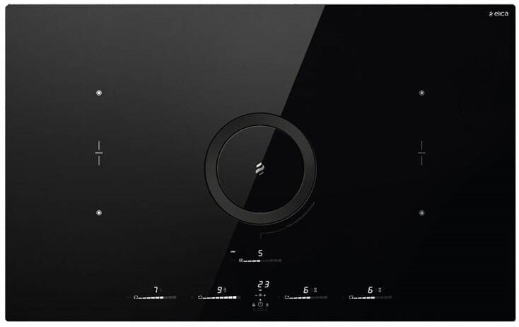 Indukční varná deska s odsáváním Elica NIKOLATESLA SWITCH GLOW BL/A/83 černá