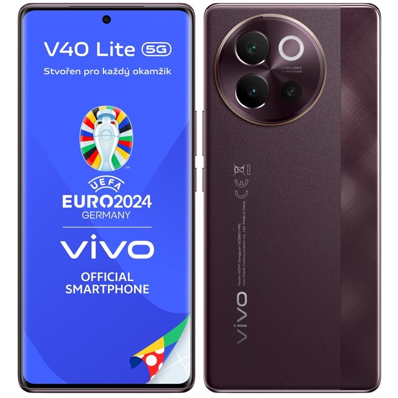 Mobilní telefon vivo V40 Lite 5G 8 GB / 256 GB - Classy Brown Mobilní telefon vivo V40 Lite 5G 8 GB / 256 GB - Classy Brown