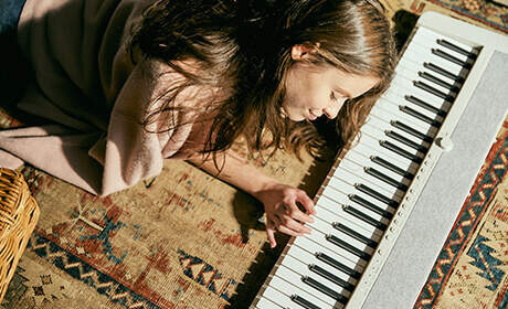 Elektronické klávesy Casio CT S1 RD červená